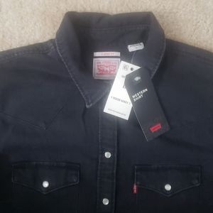 NWT Levi's button down Western Shirt Jacket